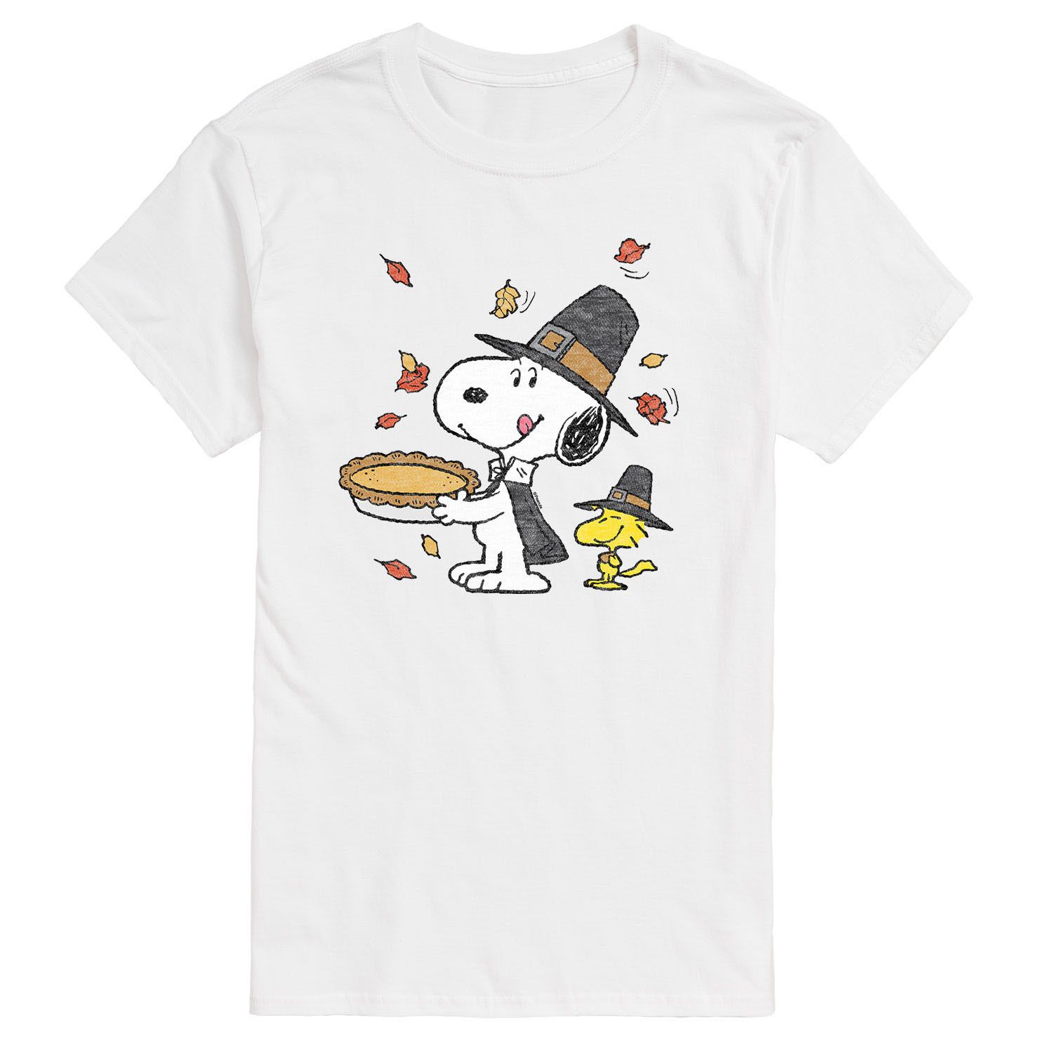 Мужская футболка с изображением арахиса на День Благодарения Licensed Character мужской свитшот с изображением арахиса на день благодарения licensed character