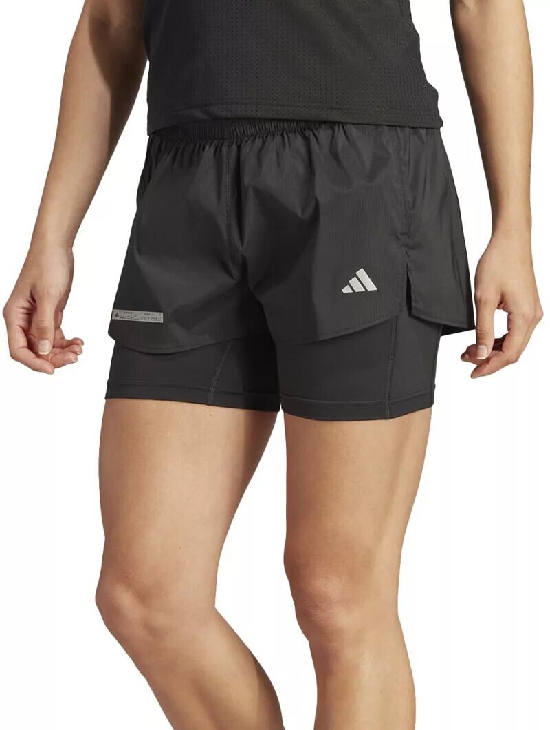 

Женские шорты Adidas Ultimate два в одном, черный