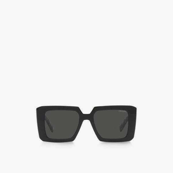 Солнцезащитные очки PR 23YS Symbole из ацетата Prada, черный