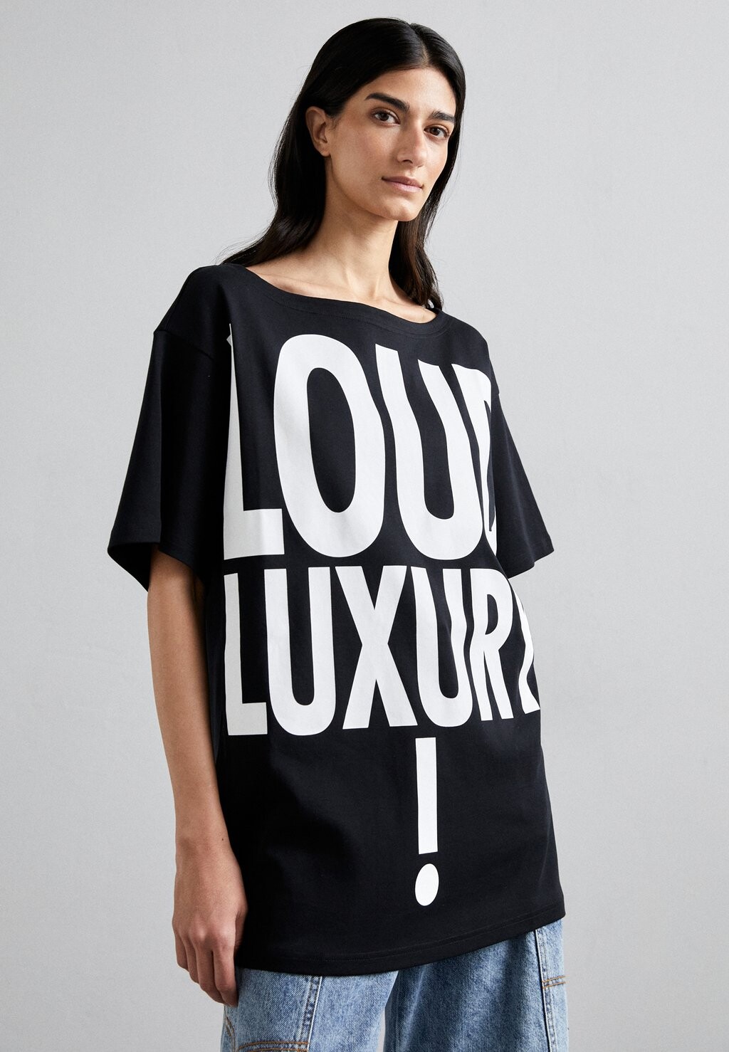 

Футболка с принтом MOSCHINO, цвет black