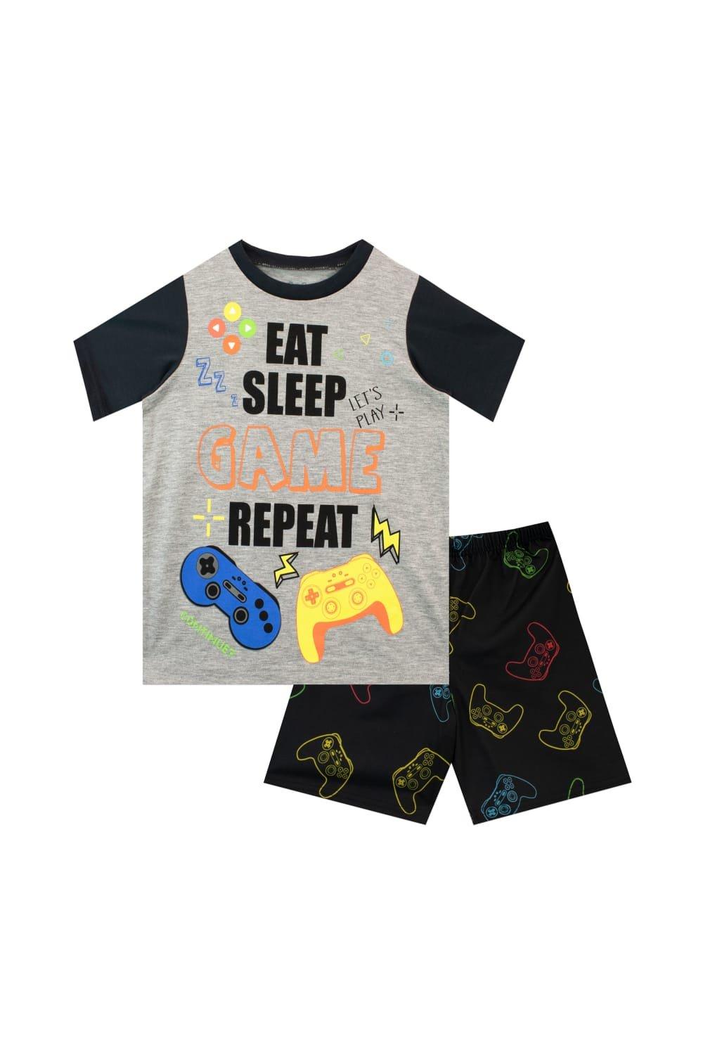 цена Короткая пижама Eat Sleep Game Harry Bear, серый