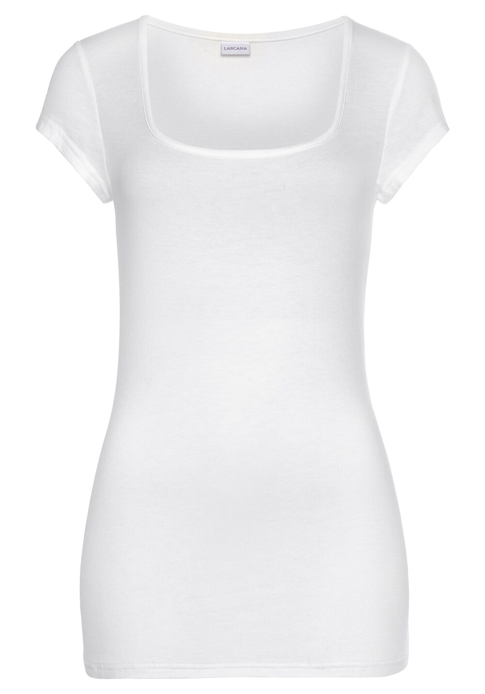Рубашка Lascana, от белого