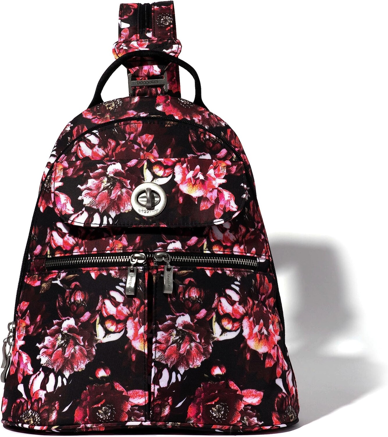 

Рюкзак Naples Convertible Backpack Baggallini, цвет Peony Bloom