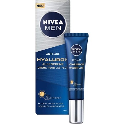 

Мужской антивозрастной гиалуроновый крем для глаз 15 мл, Nivea