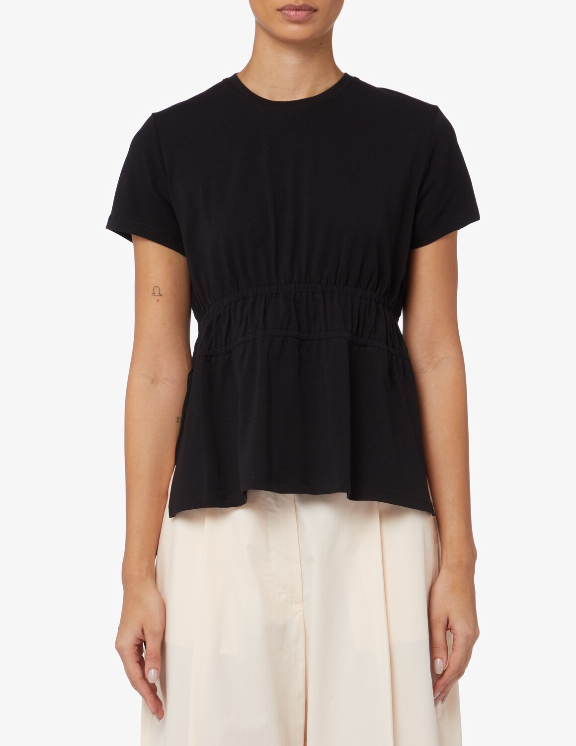 

Футболка с рюшами Proenza Schouler White Label, черный