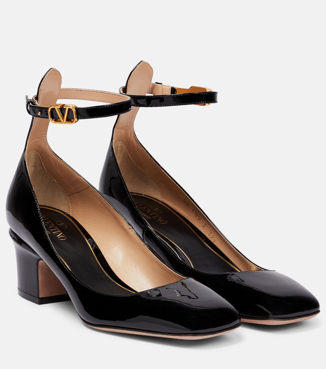 

Туфли из лакированной кожи Valentino Garavani, черный