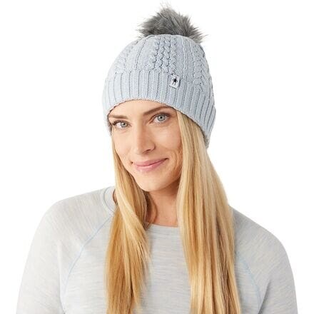 

Шапка-бини Lodge Girl - женская Smartwool, цвет Winter Sky Heather