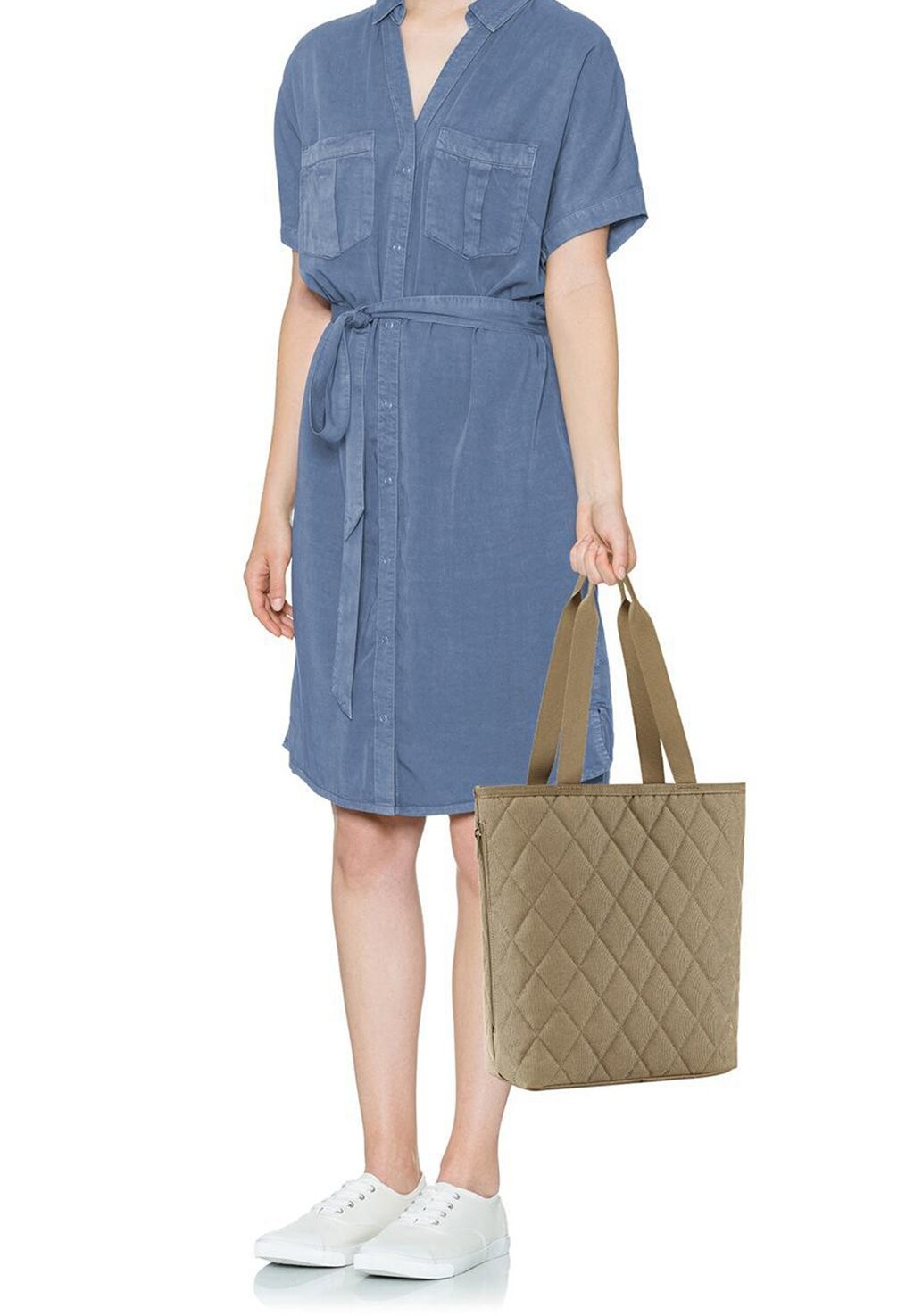 

Сумка SHOPPER M 40 CM Reisenthel, цвет rhombus olive