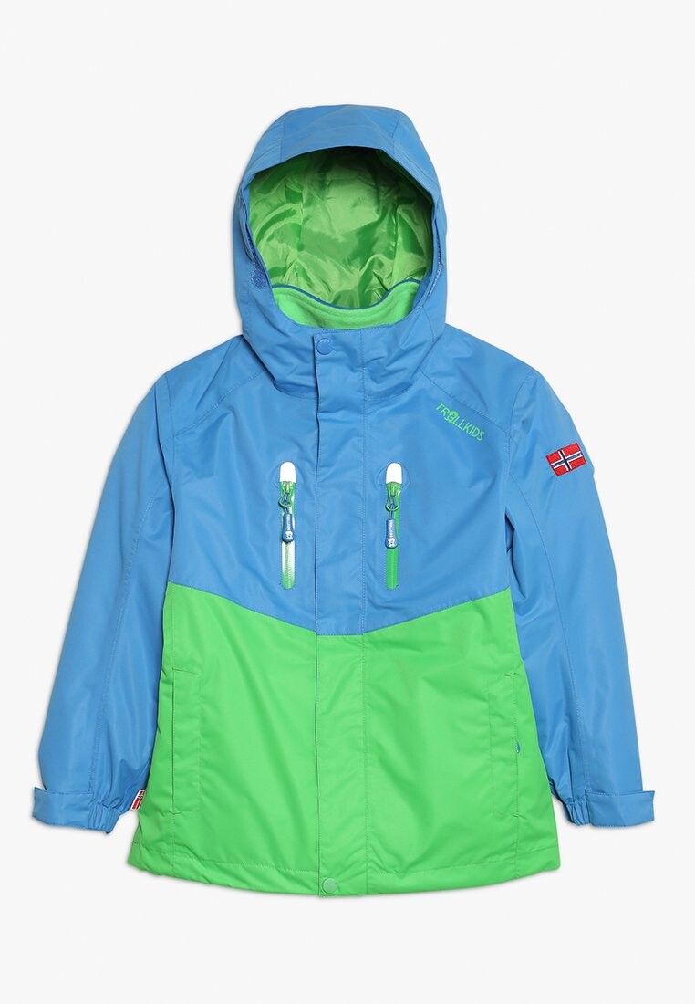 

Жёсткая куртка BRYGGEN 2 -IN- 1 UNISEX TrollKids, цвет medium blue/bright green