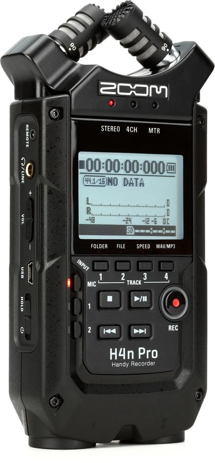 

Удобный рекордер Zoom H4n Pro — черный