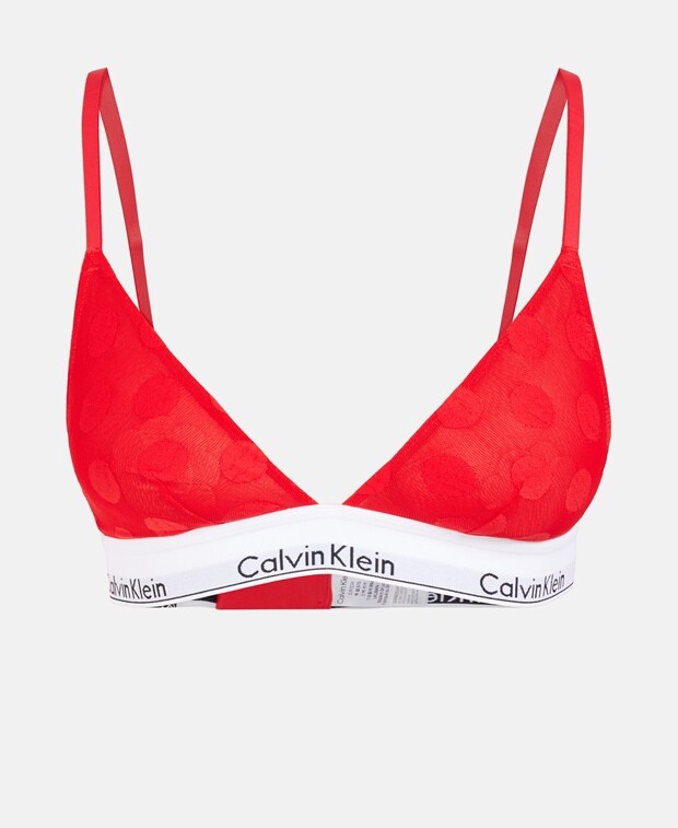 

Мягкий бюстгальтер Calvin Klein Underwear, светло-красный