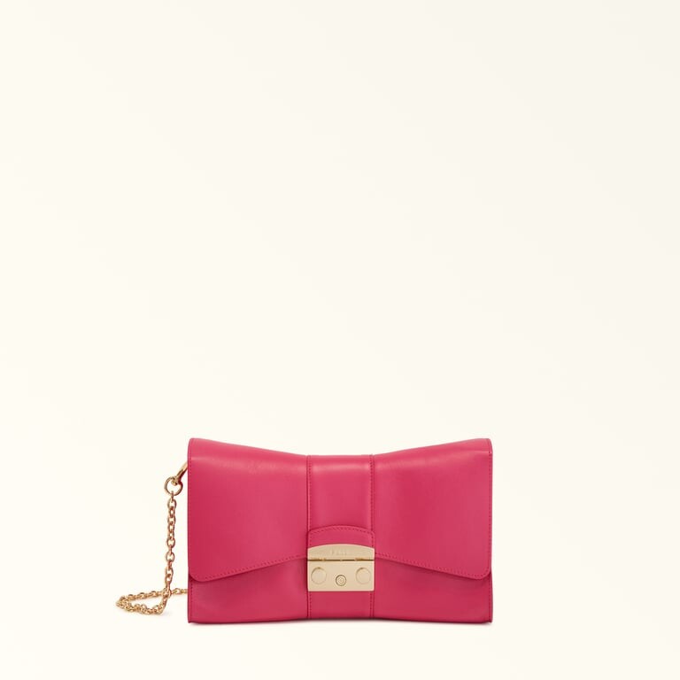 

Наплечная сумка женская Furla METROPOLIS S REMIX, розовый