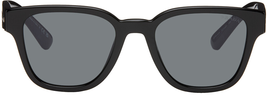 

Черные классические солнцезащитные очки Prada Eyewear