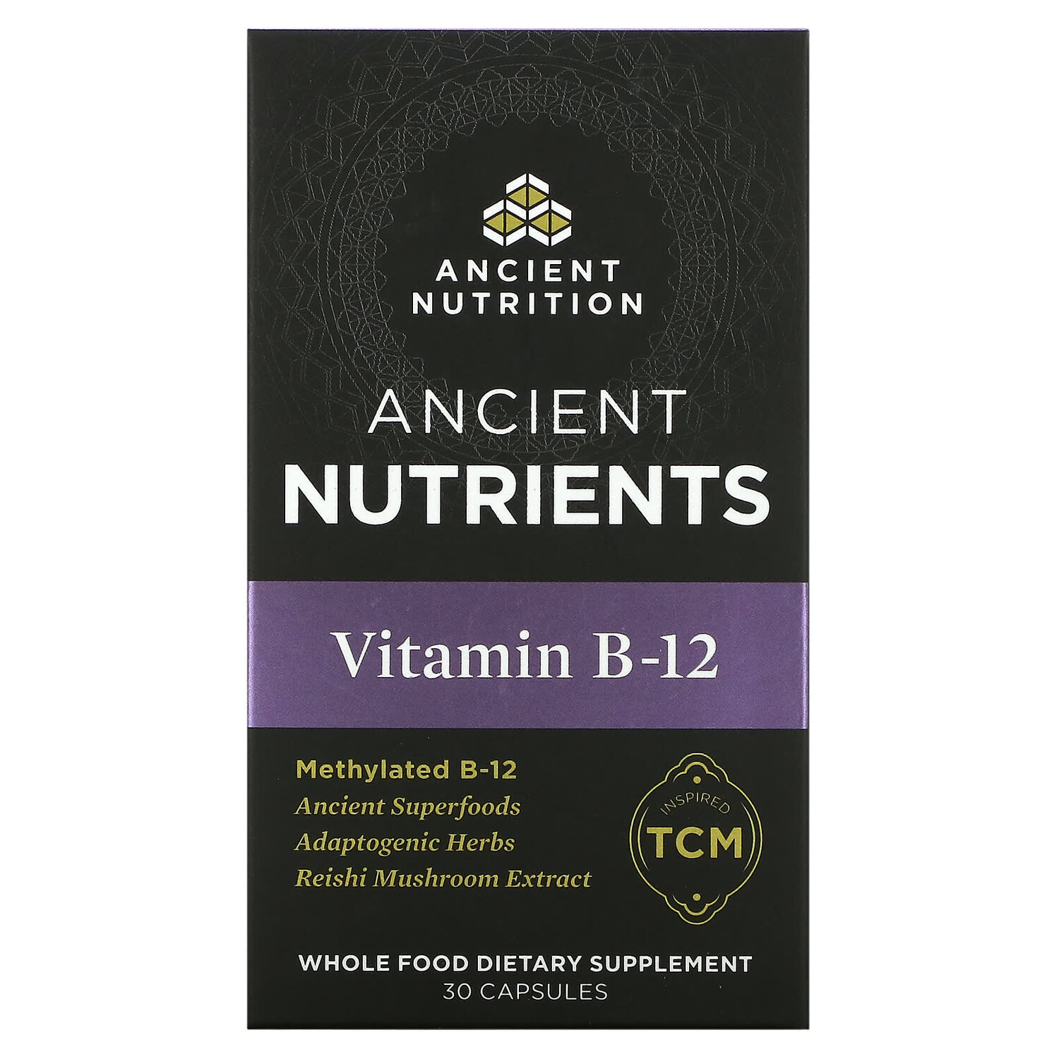 

Витамин B12, 30 капсул, Dr. Axe / Ancient Nutrition