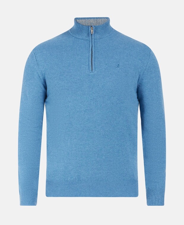 

Шерстяной джемпер Hackett London, цвет Slate Blue