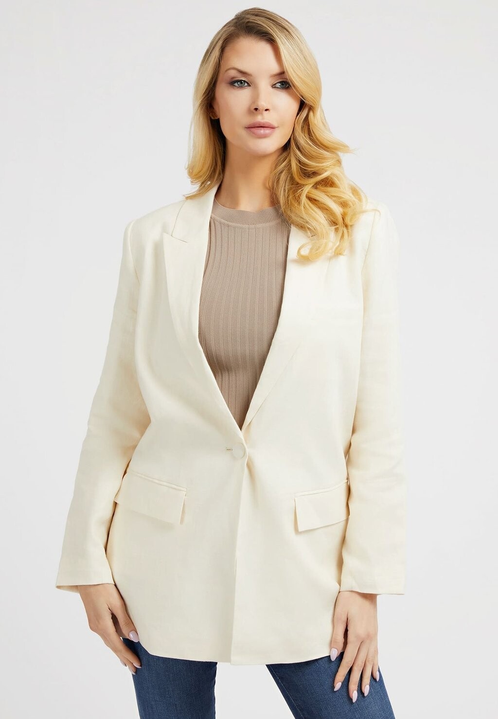 

Длинное пальто Guess, Серый