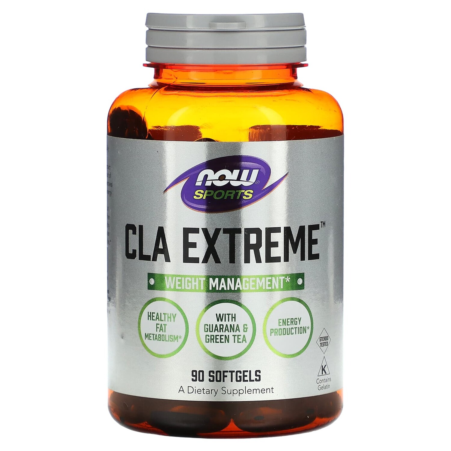 

CLA Extreme, добавка для физической активности, 90 капсул, NOW Foods