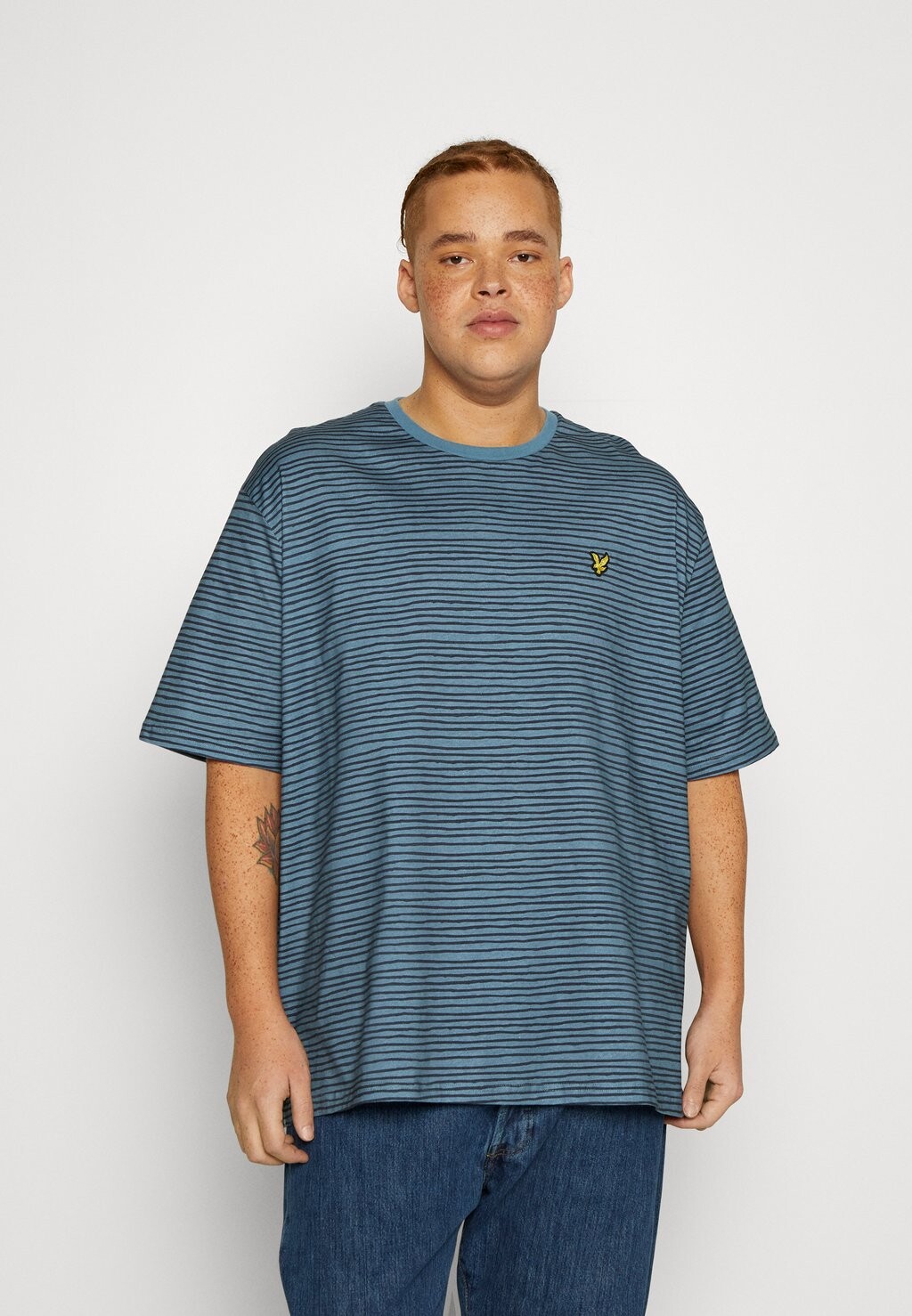 

Футболка с принтом Lyle & Scott, темно-синий
