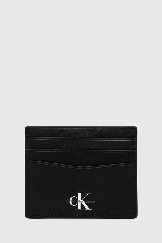 

Кожаный визитница Calvin Klein Jeans, черный