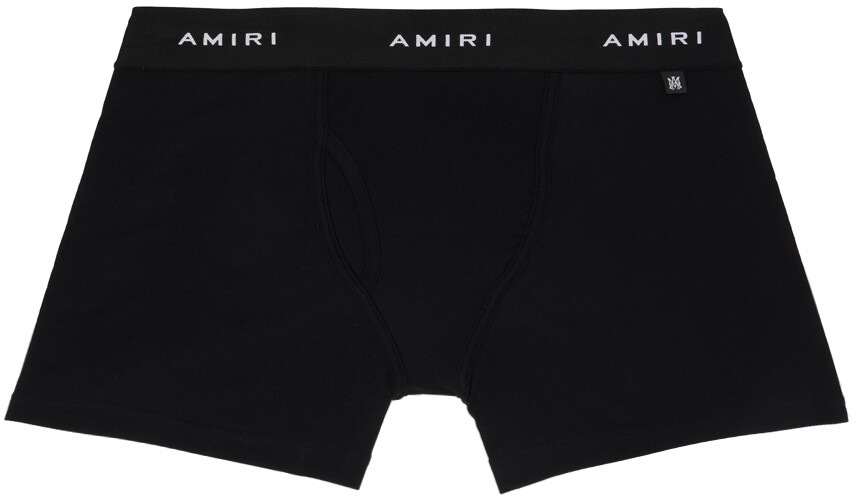 

Черные жаккардовые боксеры AMIRI