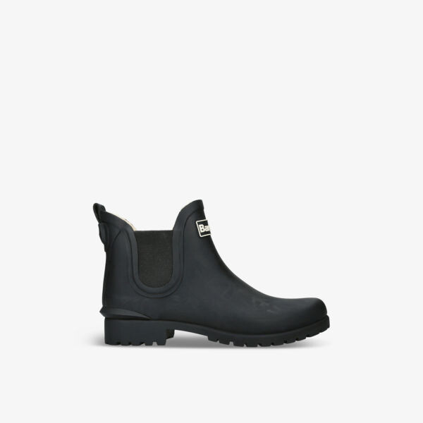 

Резиновые сапоги chelsea wellington с подкладкой из овчины Kirkton Barbour, черный