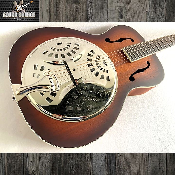 Акустическая гитара Fender PR-180e Resonator w/hard case - Burst