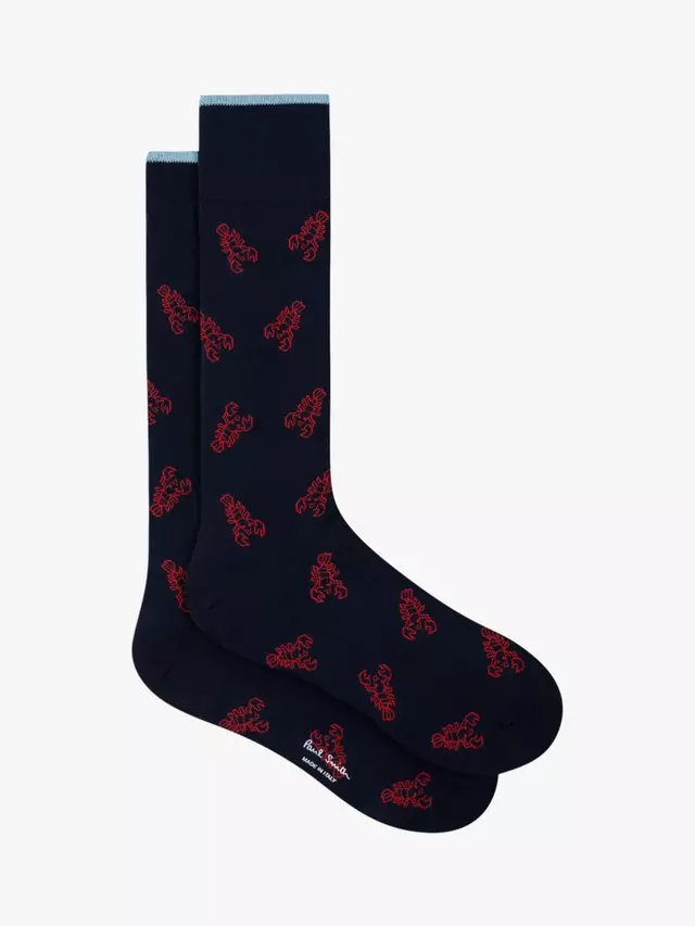 

Носки Paul Smith Lobster Patterned, синий