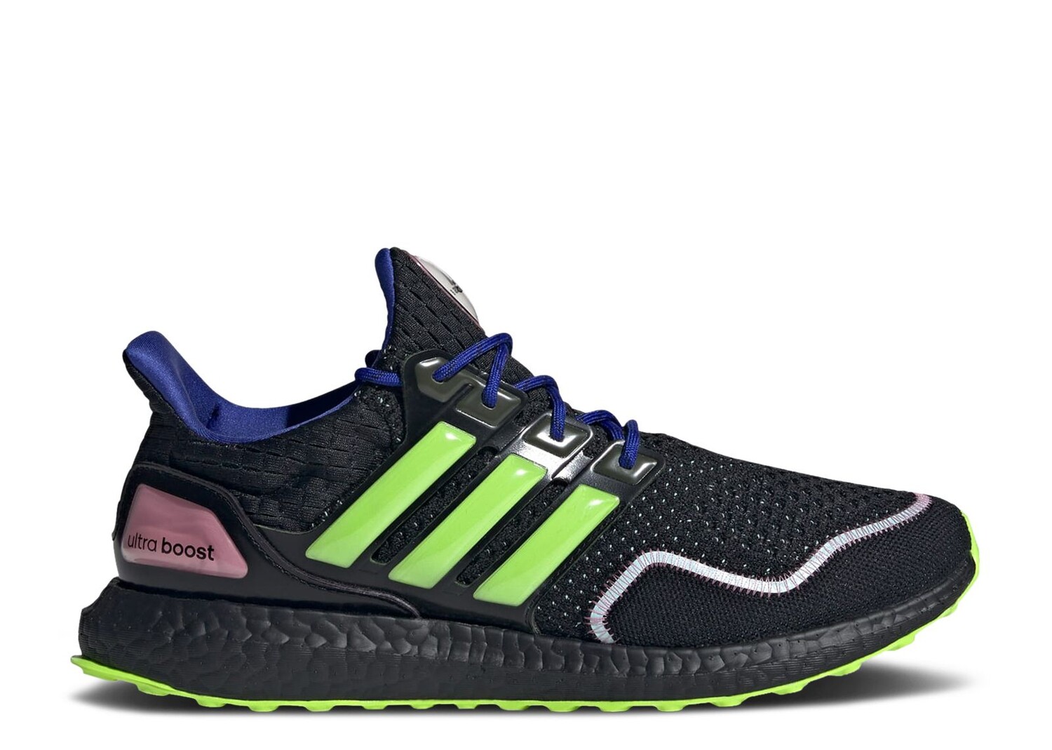

Кроссовки adidas Ultraboost 1.0 'Black Lemon Blue', черный
