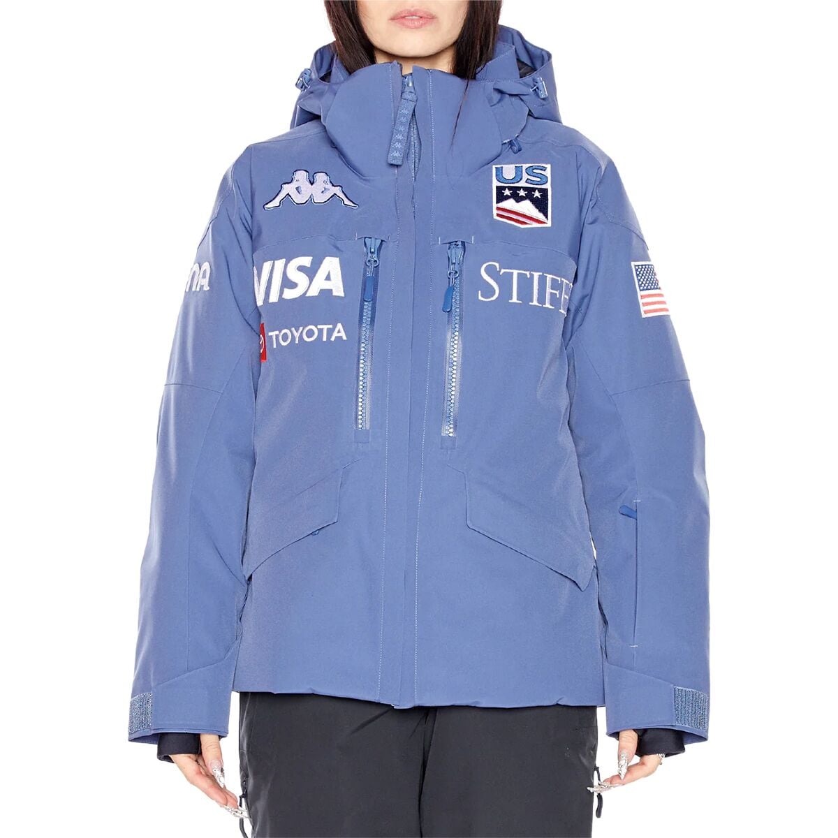 6cento 604t куртка сша Kappa Usa, синий kappa футболка женская kappa размер 50