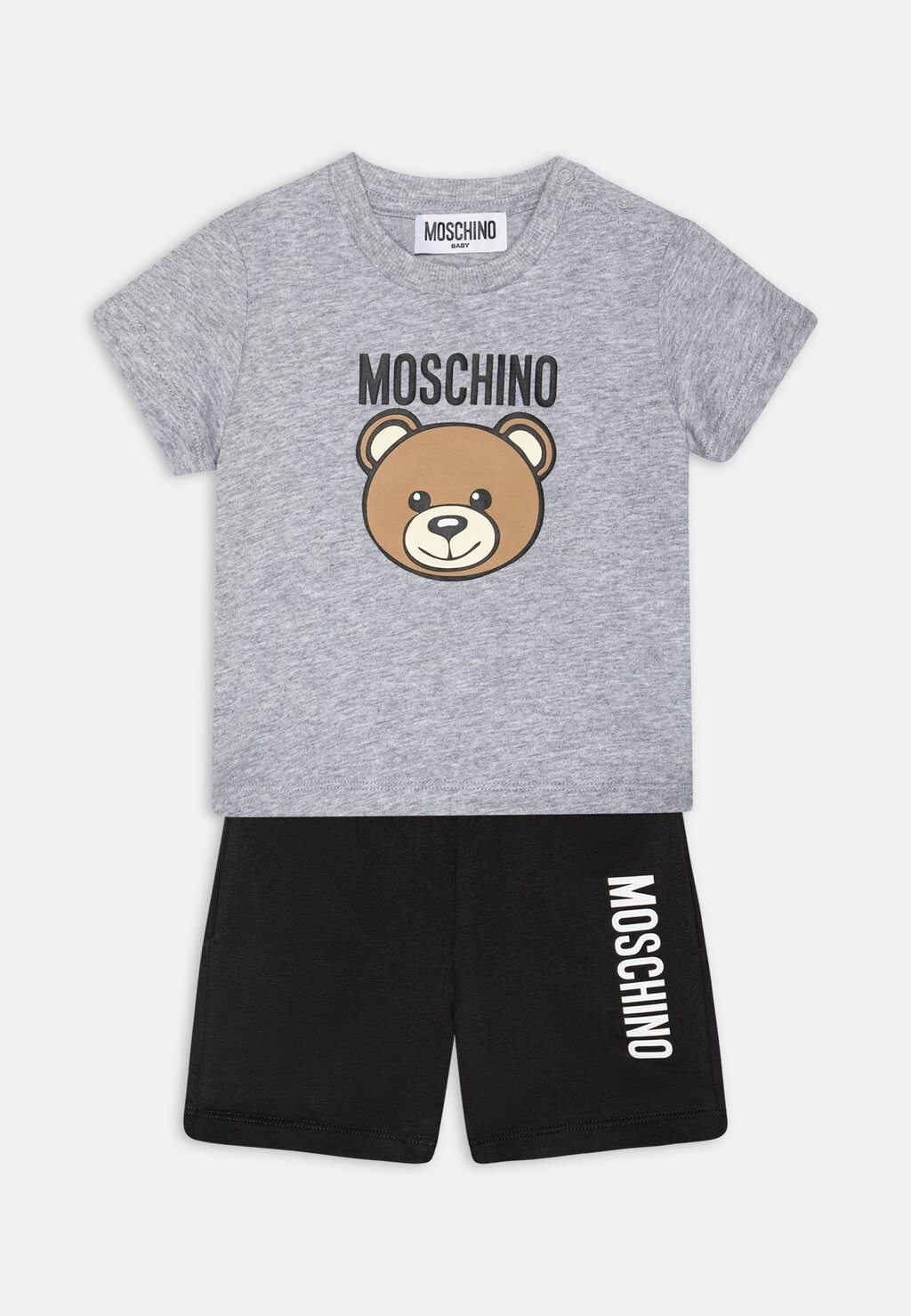 

Шорты BABY UNISEX SET MOSCHINO, цвет grey/black