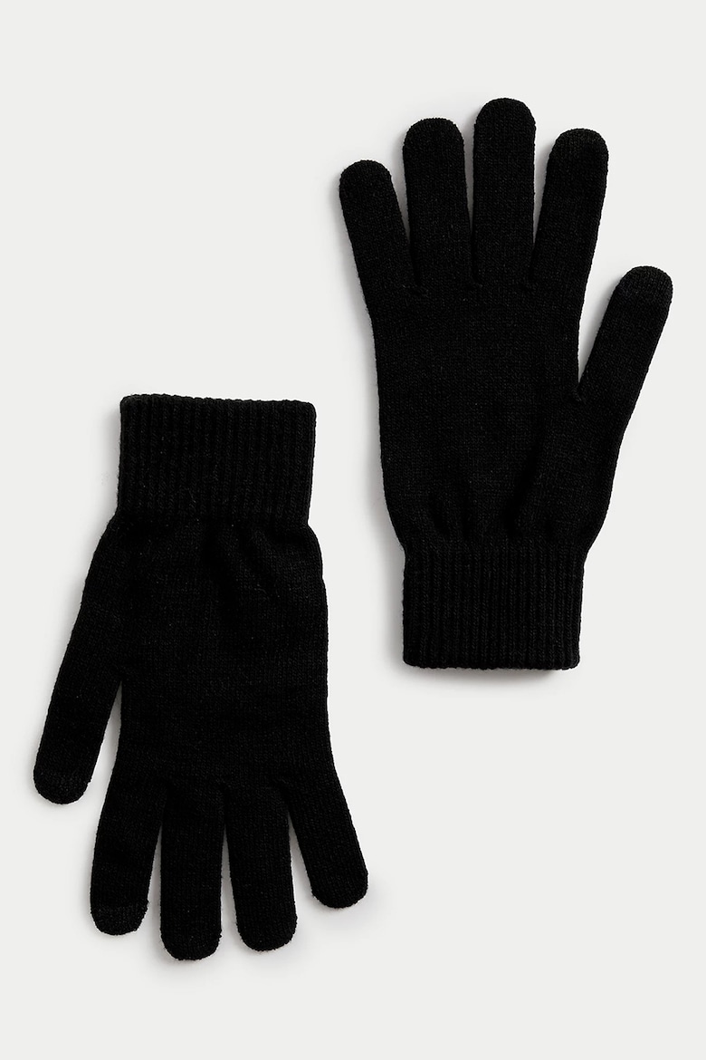 цена Трикотажные перчатки Marks & Spencer, черный