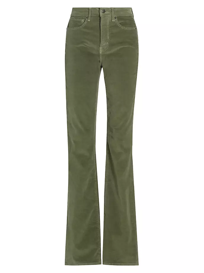 

Вельветовые джинсы Cameron Boot-Cut Veronica Beard, цвет army green