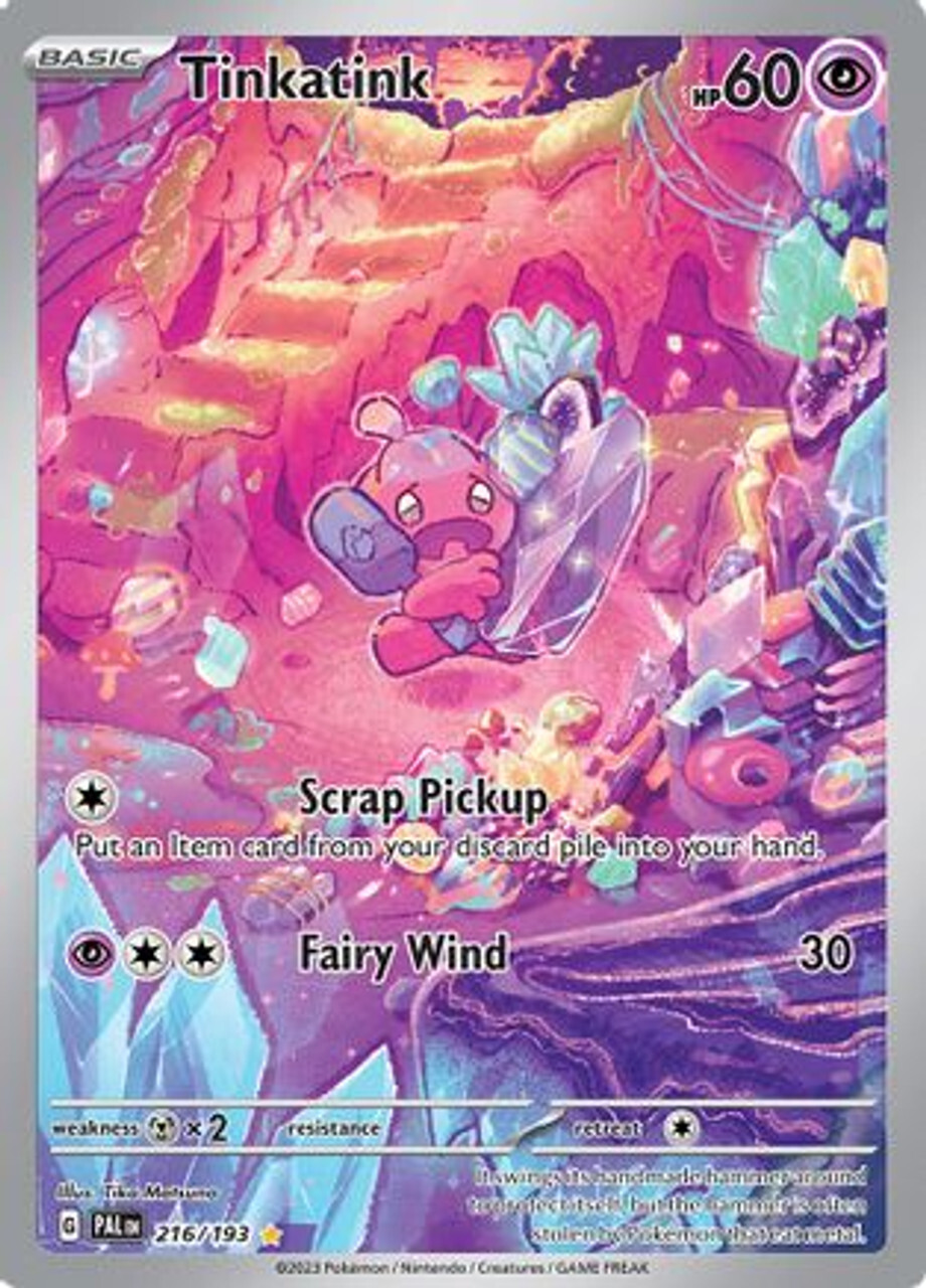 

Карточная игра Tinkatink - 216/193 216 - SV02 Paldea Evolved Holofoil