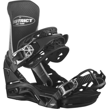 

Крепления для сноуборда District Pro Team — 2024 г. Salomon, цвет Chrome