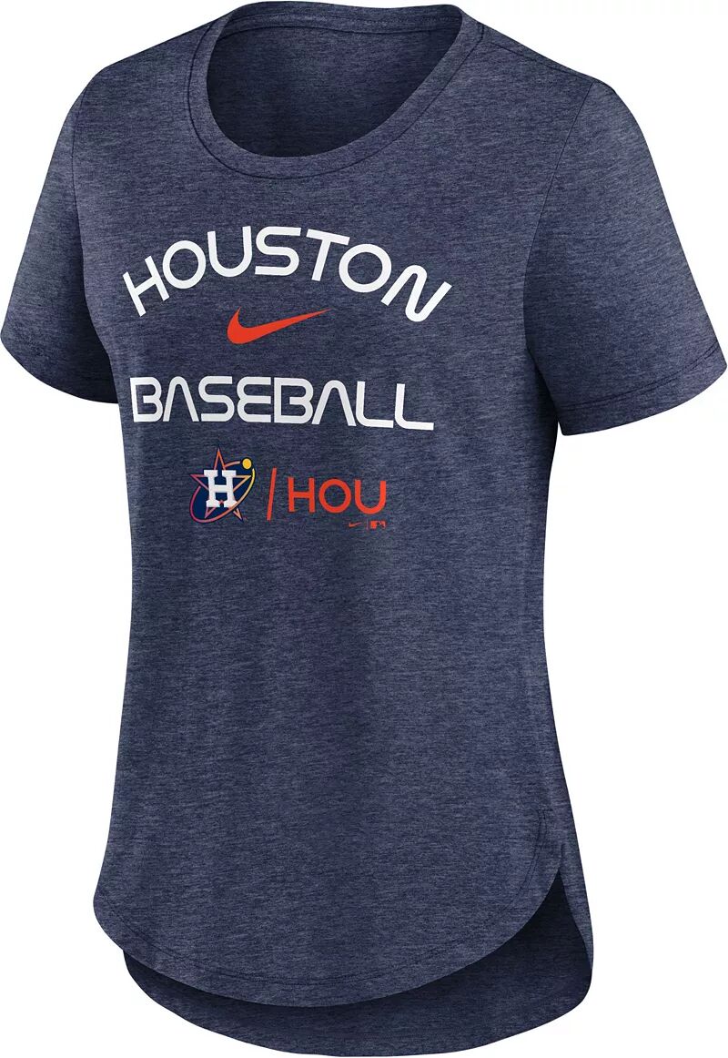 цена Женская футболка Nike Houston Astros City Connect Tri-Blend