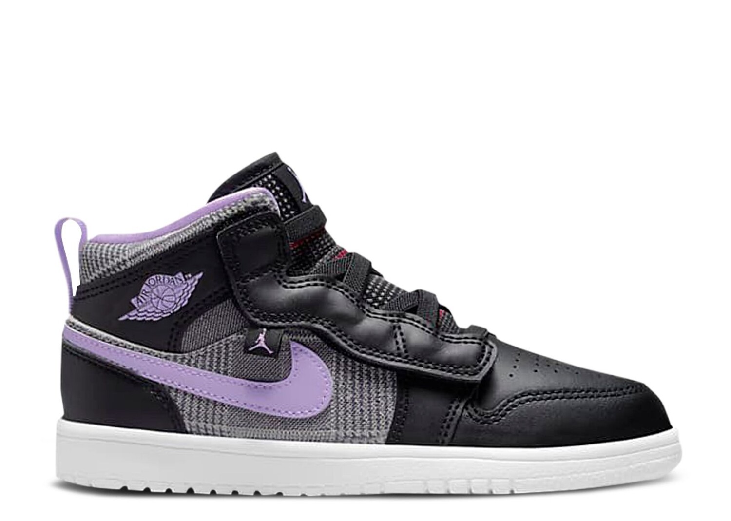 

Кроссовки Air Jordan Air Jordan 1 Mid Alt Se Ps 'Houndstooth', черный