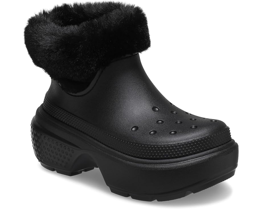 Ботинки Crocs Stomp Lined, черный ботинки crocs stomp lined boot цвет stucco