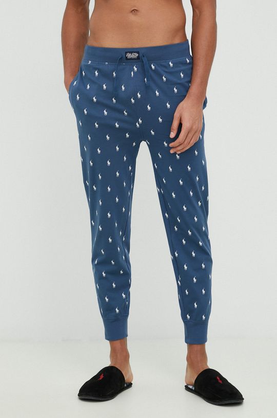 Шерстяные ночные брюки Polo Ralph Lauren, темно-синий детские штаны polo ralph lauren синий