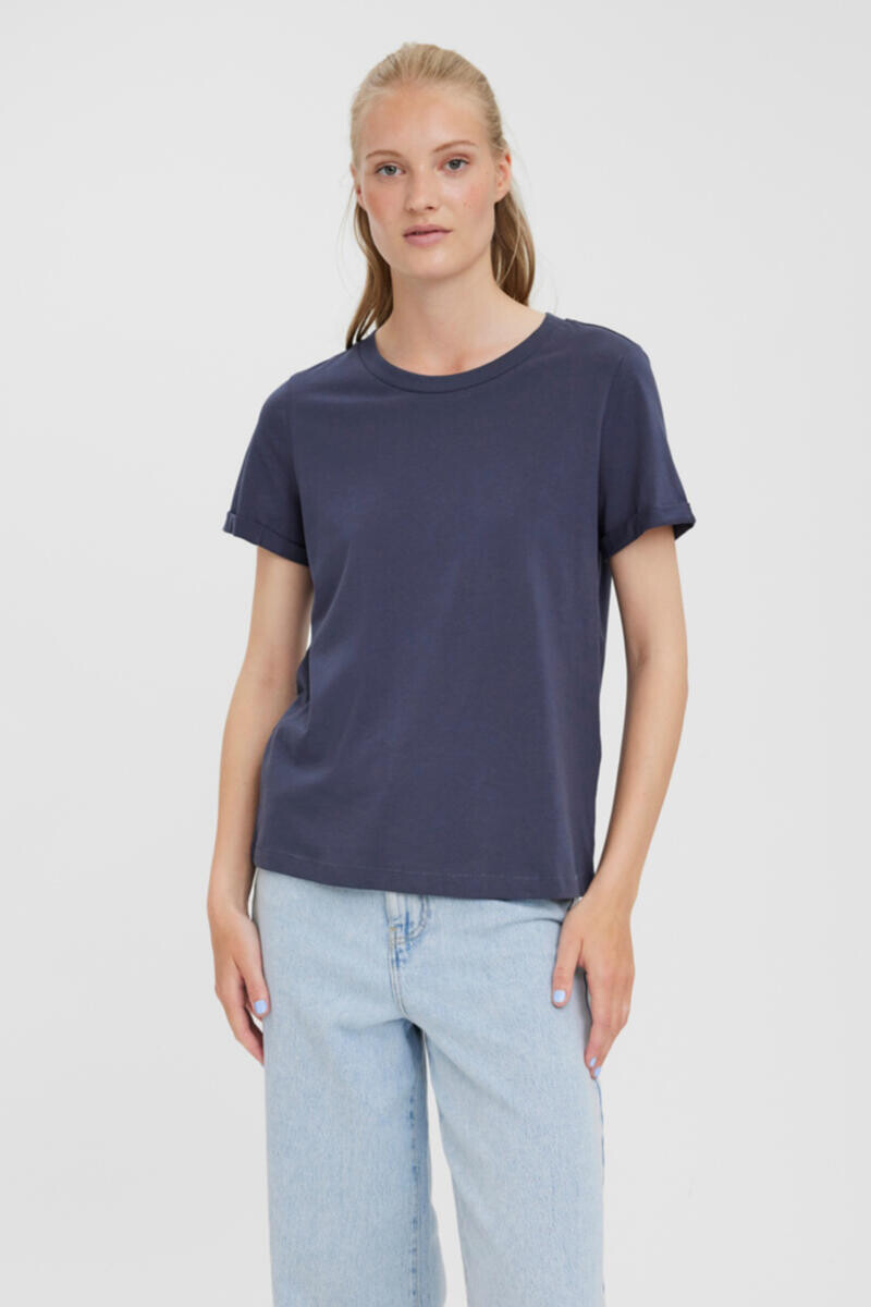 

Базовая футболка с коротким рукавом Vero Moda, синий