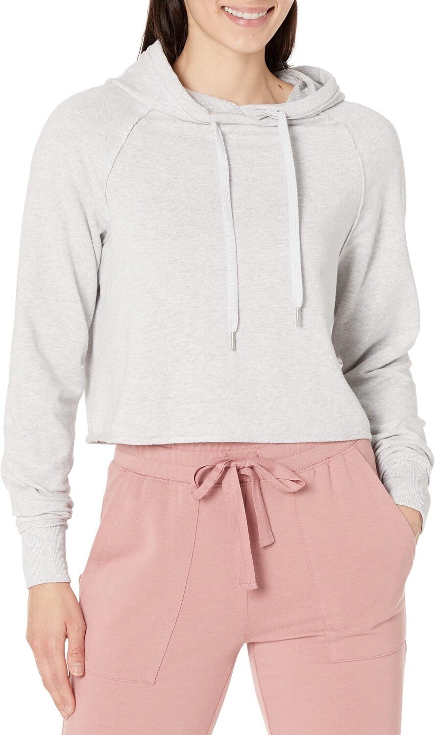 

Укороченная толстовка с капюшоном Varsity French Terry tasc Performance, цвет Light Heather Gray