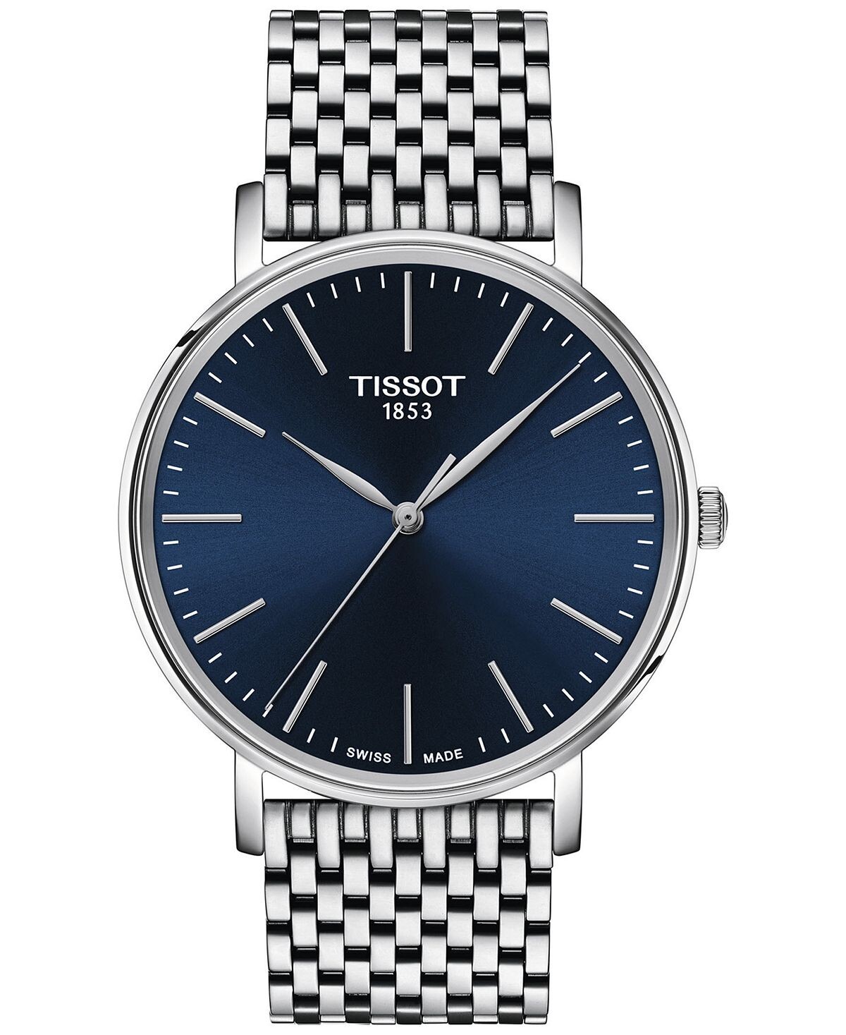 

Мужские швейцарские часы с браслетом из нержавеющей стали, 40 мм Tissot