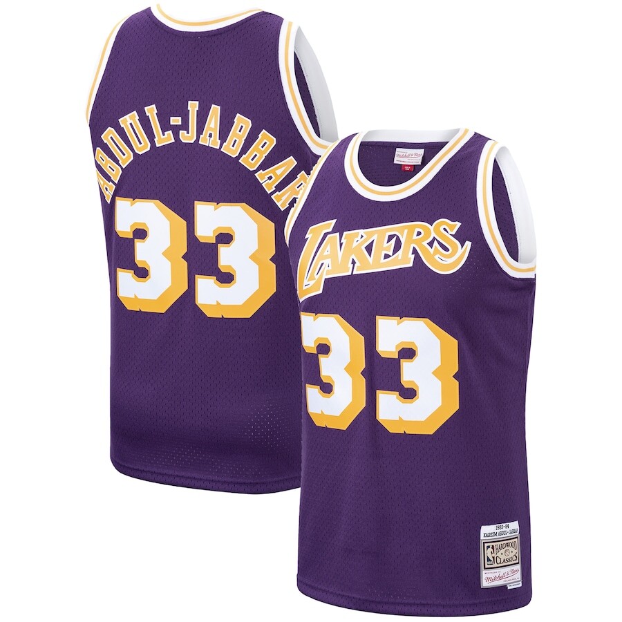 

Джерси Mitchell & Ness Los Angeles Lakers, фиолетовый