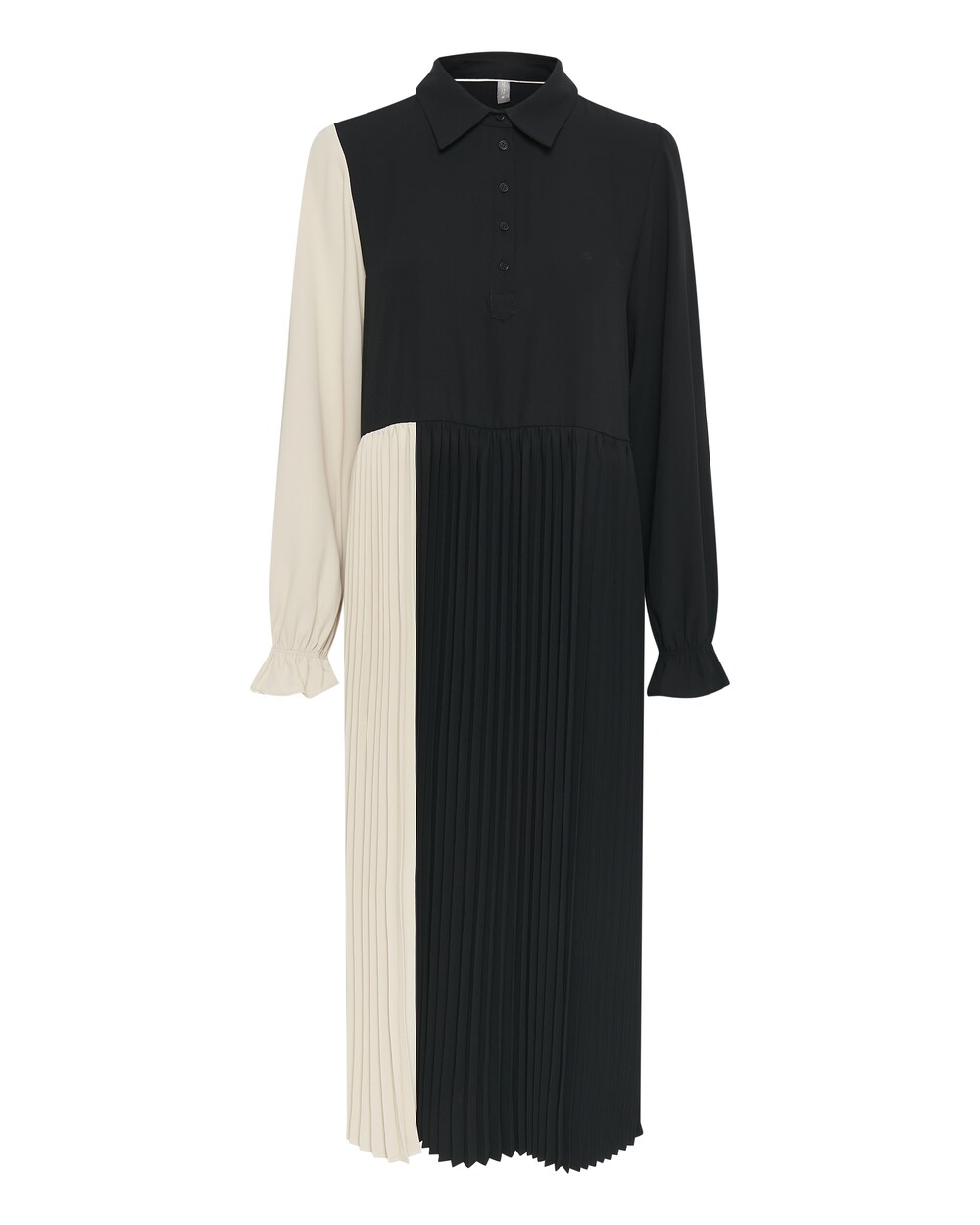 Рубашка-платье CULTURE Betty, черный юбка culture betty block готический оливковый