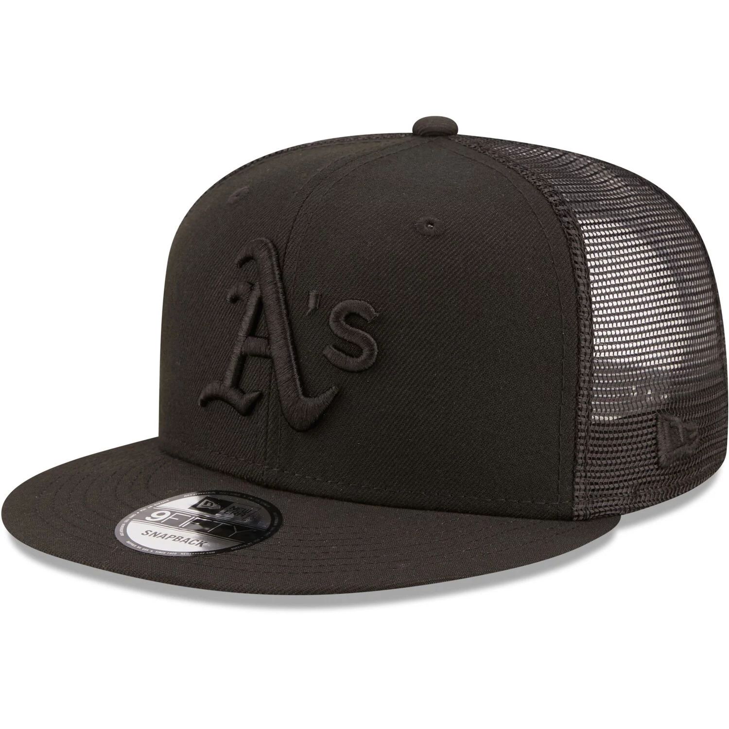 

Мужская кепка New Era Oakland Athletics Blackout Trucker 9FIFTY Snapback