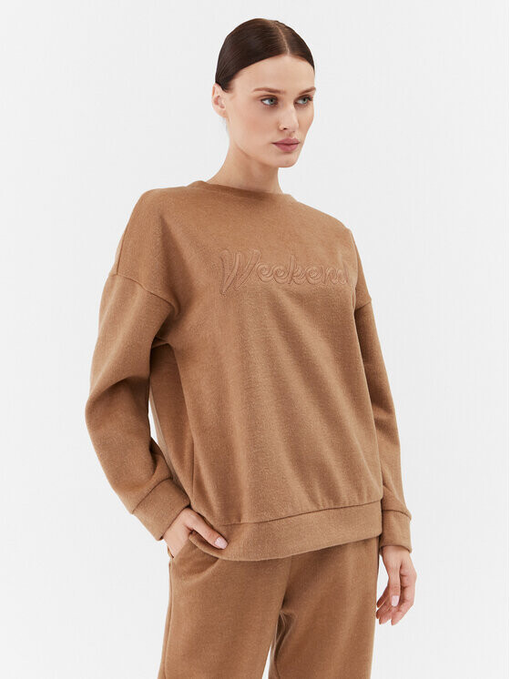 

Толстовка свободного кроя Weekend Max Mara, коричневый