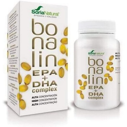 Комплекс Bonalin Epa+Dha, 60 мягких таблеток Soria Natural пищевая добавка natural dynamix krill oil dx premium dha и epa 1000 мг 60 мягких таблеток