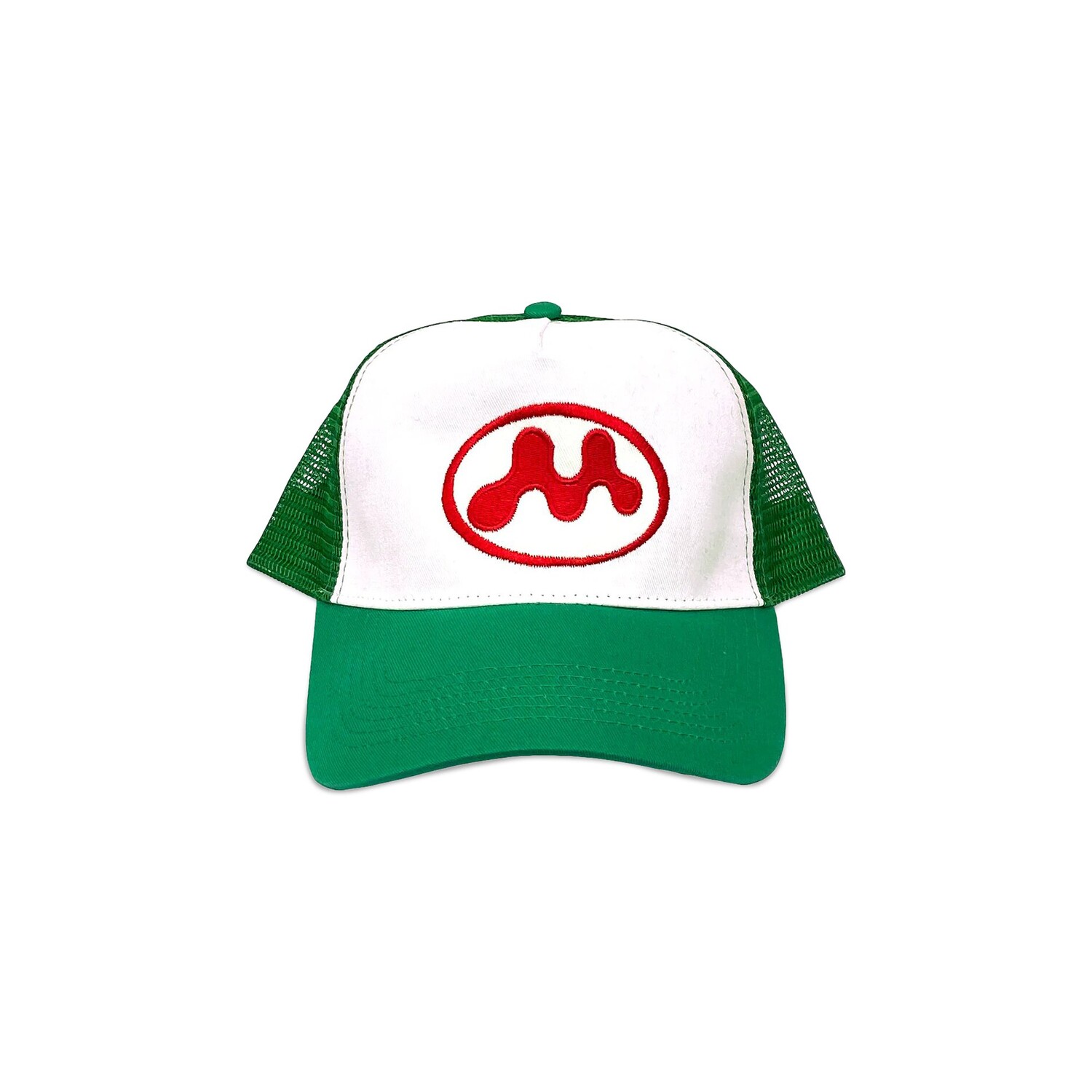 

Кепка Mowalola Puff Puff Trucker, зеленая