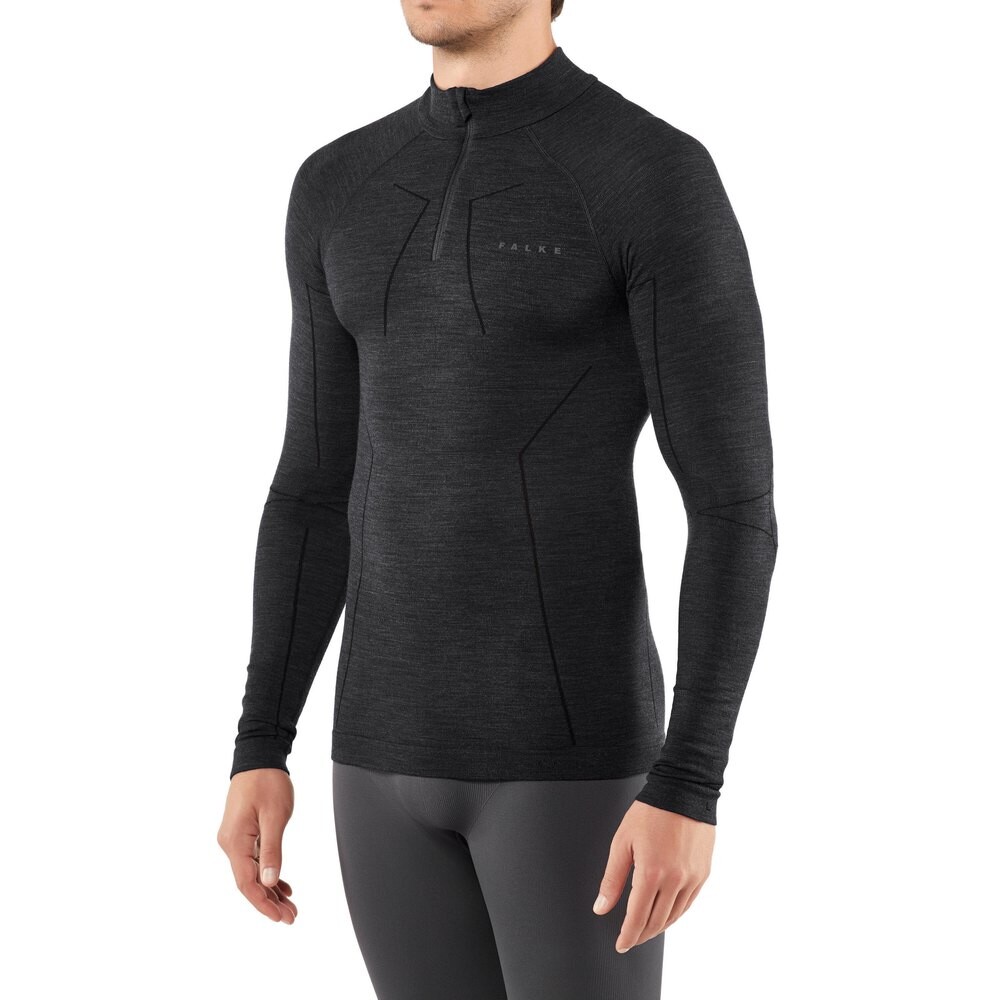 

Футболка с длинным рукавом Falke Wool-Tech, черный