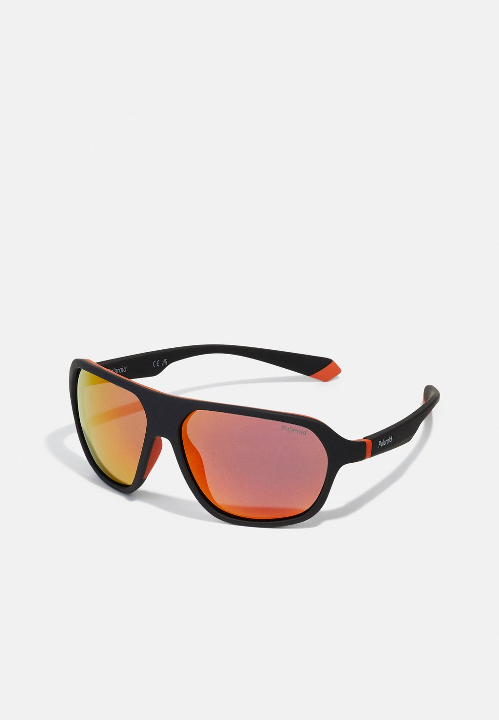 Солнцезащитные очки UNISEX Polaroid, цвет matte black/orange