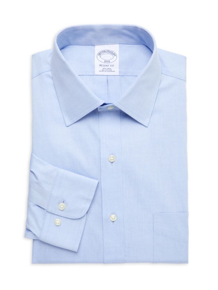 

Классическая рубашка Regent Fit Brooks Brothers, цвет Light Blue